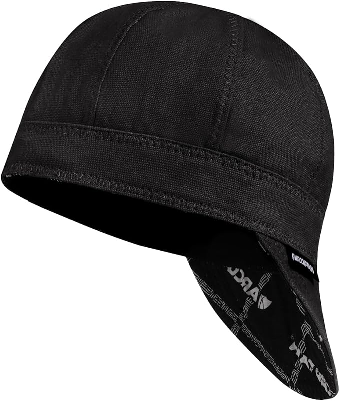 ARCCAPTAIN Reversible Welding Cap 8-Panel 10oz Fireproof Cotton (Size 7 1/4)