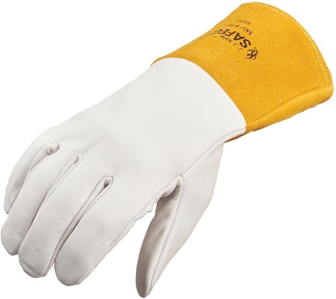 J.J. Keller SAFEGEAR TIG Welding Cowhide Leather Work Gloves (1 Pair)