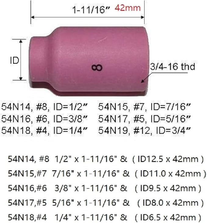 Ceramic gas nozzle #8