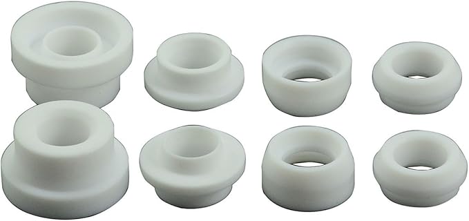 RIVERWELD TIG Gas Lens Insulator Cup Gasket Kit (8pcs)