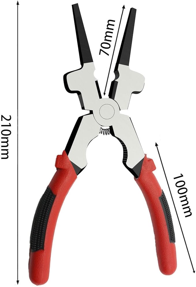 8" MIG Welding Pliers with Insulated Handle | Multifunction Carbon Steel