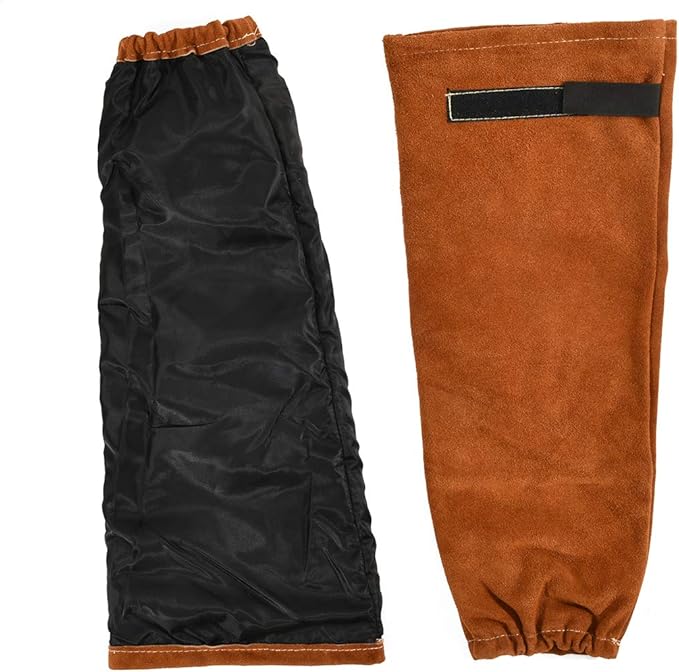 Leather Welding Work Sleeves for Men & Women