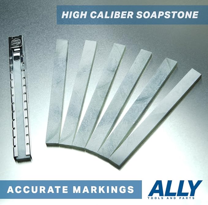 ALLY Tools Flat Soapstone Holder with 7 Soapstone Pens for Welding