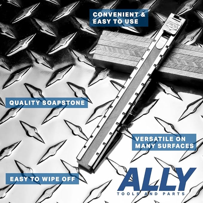 ALLY Tools Flat Soapstone Holder with 7 Soapstone Pens for Welding