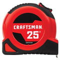 CRAFTSMAN 25-Ft Self-Locking Tape Measure with Fraction Markings (CMHT37225)