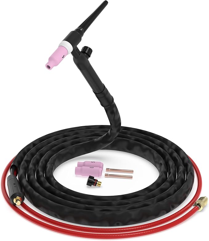 YESWELDER WP-17V Air Cooled TIG Torch 13ft – 150Amp Lift TIG | 10-25mm²